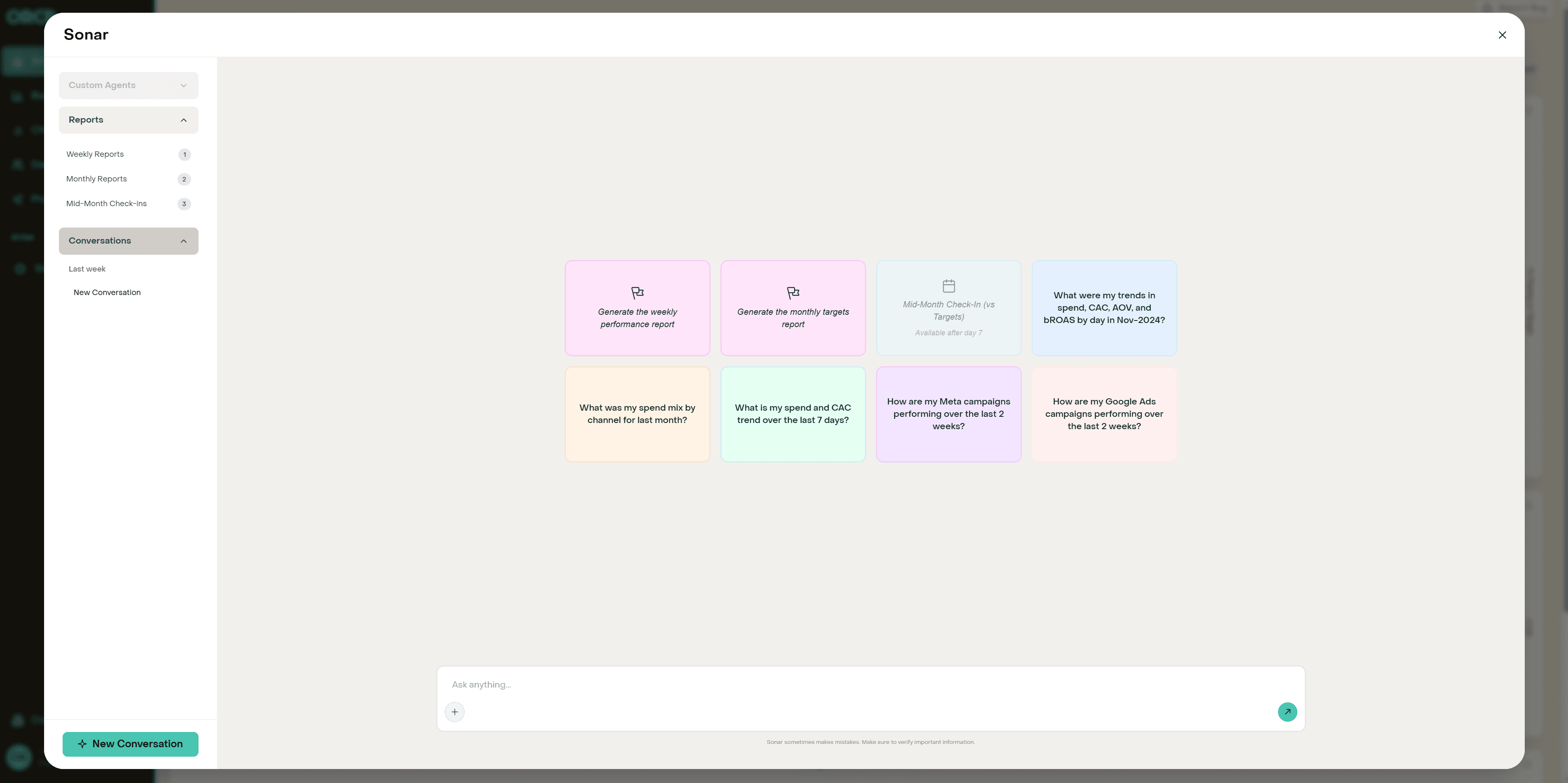 Orca Analytics dashboard 1
